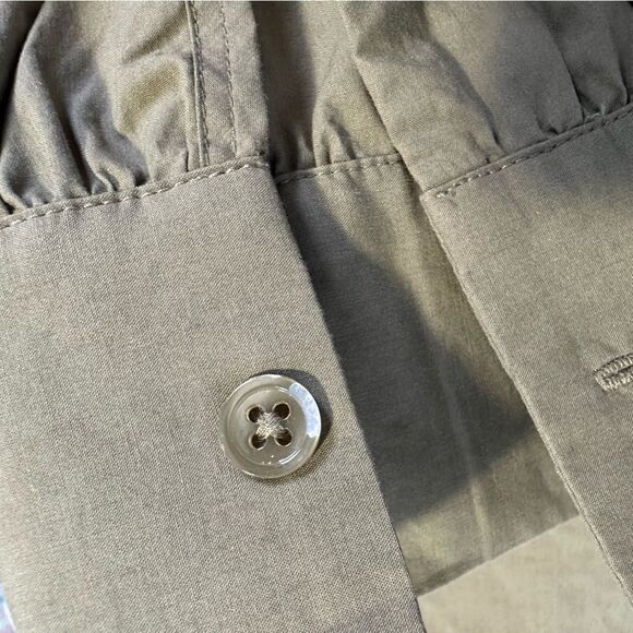 Rails Ivy Mini Moss Green Tie Waist Tiered Dress Women's Size Small - Picture 11 of 14